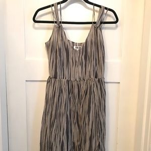 Vena Cava Grey Zebra Dress